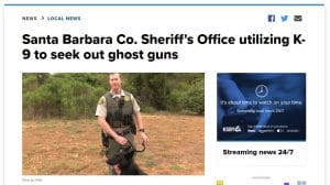 Ghost Gun Sniffing Dogs