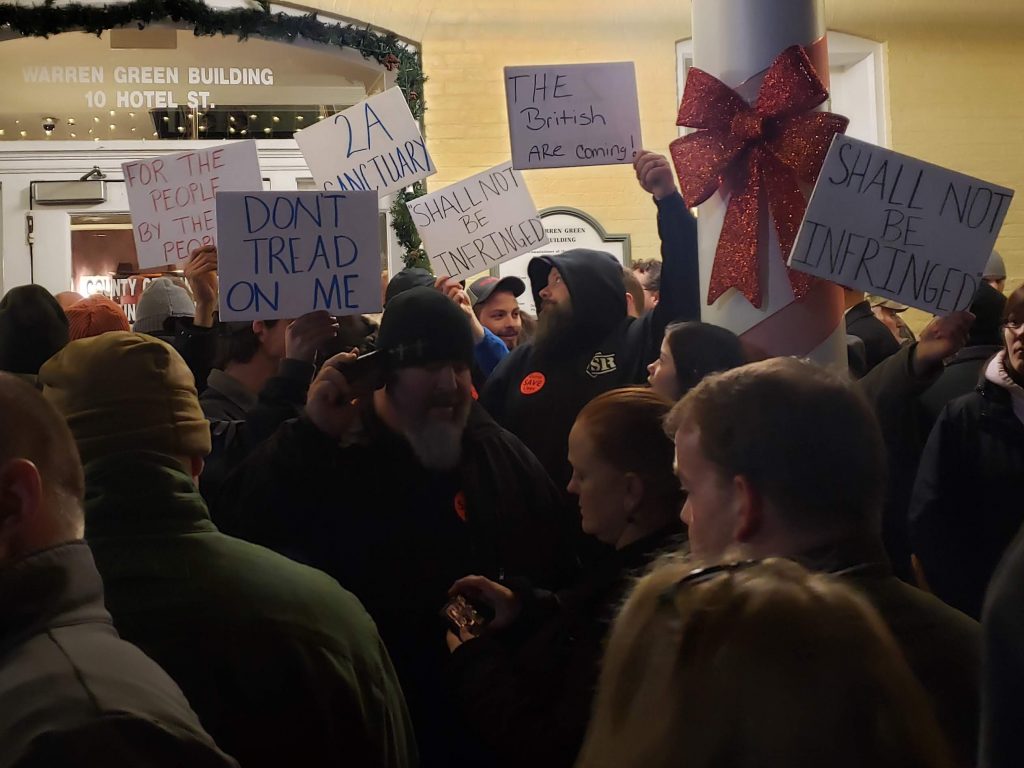 Pro-gun demonstrators