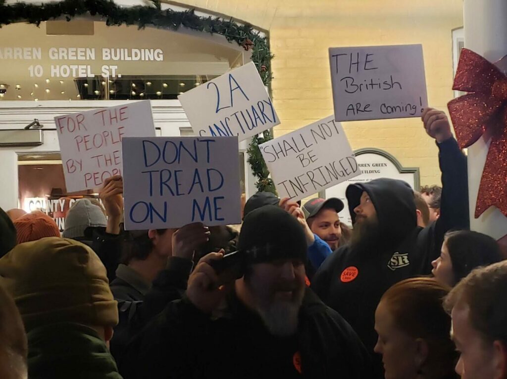 Pro-gun demonstrators