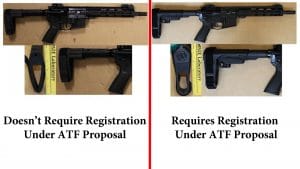 ATF examples of legal and illegal braces under the proposed rule change