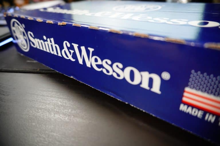 A Smith & Wesson handgun box