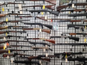 Guns for sale at a Virginia gun store