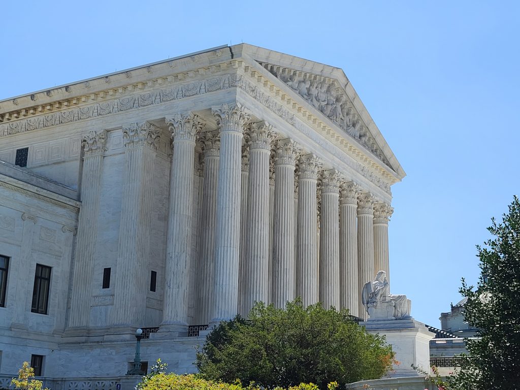 The Supreme Court building in Washington, DC