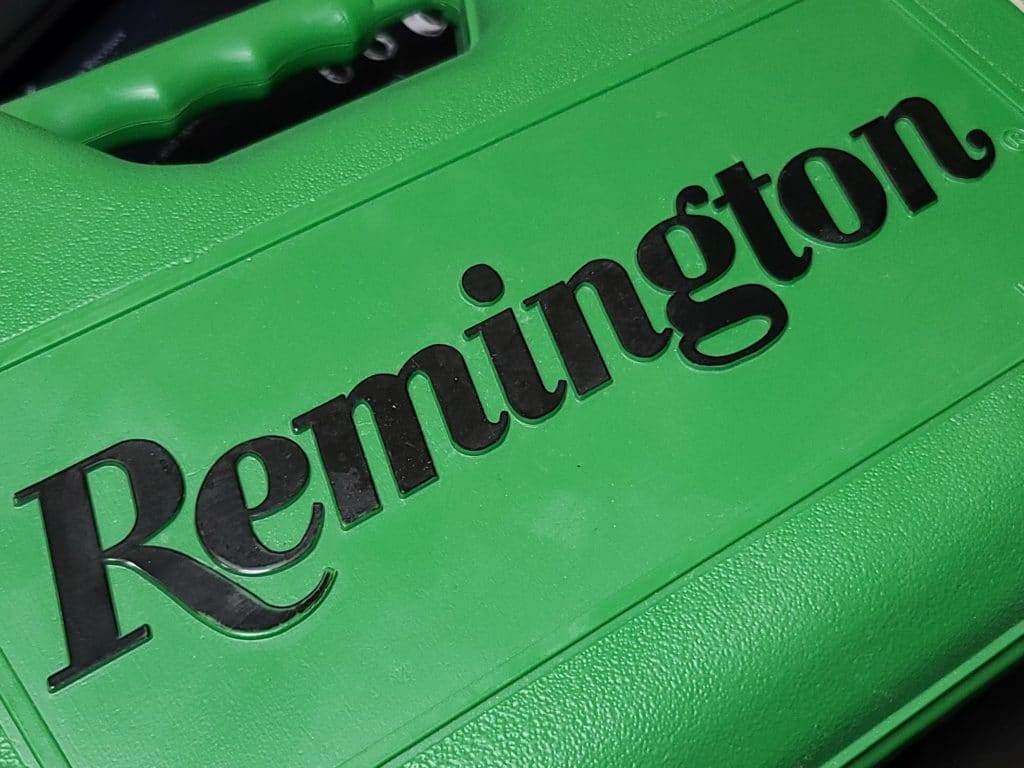 A Remington gun case