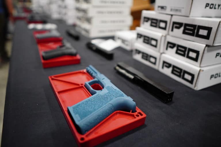 Polymer 80 unfinished gun frames on sale at the 2022 NRA Great American Outdoor Show