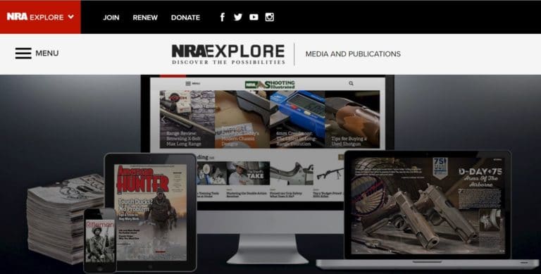 NRA Publications Website / Screenshot