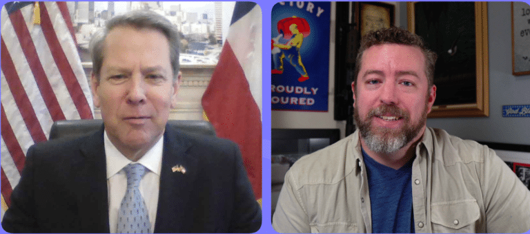 Governor Brian Kemp on the Weekly Reload Podcast / Screenshot
