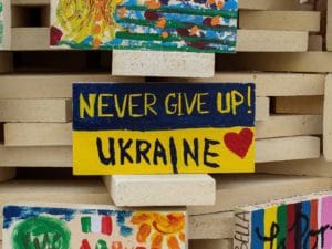 This photo was taken in Prague city in August 2019.We haven't given up. Ukrainians will never give up their freedom.