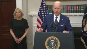 President Biden reacts to a mass shooting at a Texas elementary school