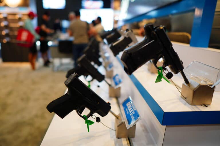 Mako pistol display at the 2022 NRA Annual Meeting