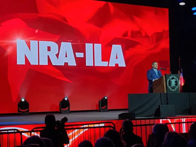 Ted Cruz speaking at the 2022 NRA Annual Meeting