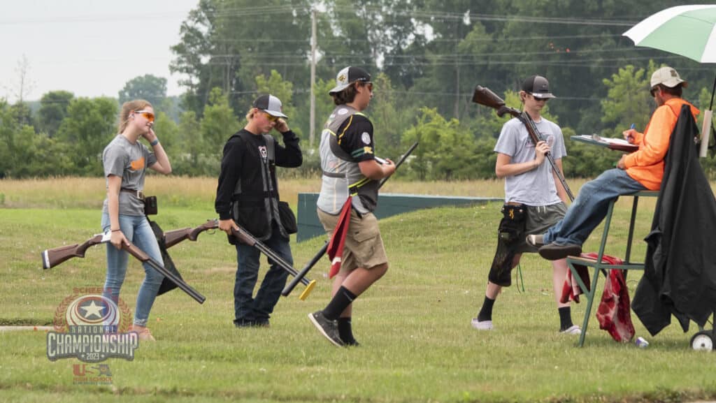 Competitors walk to a stage during the 2023 USACTL Nationals